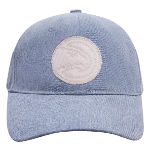 NBA ATLANTA HAWKS VARSITY BLUES DENIM MEN'S DAD HAT (DENIM)