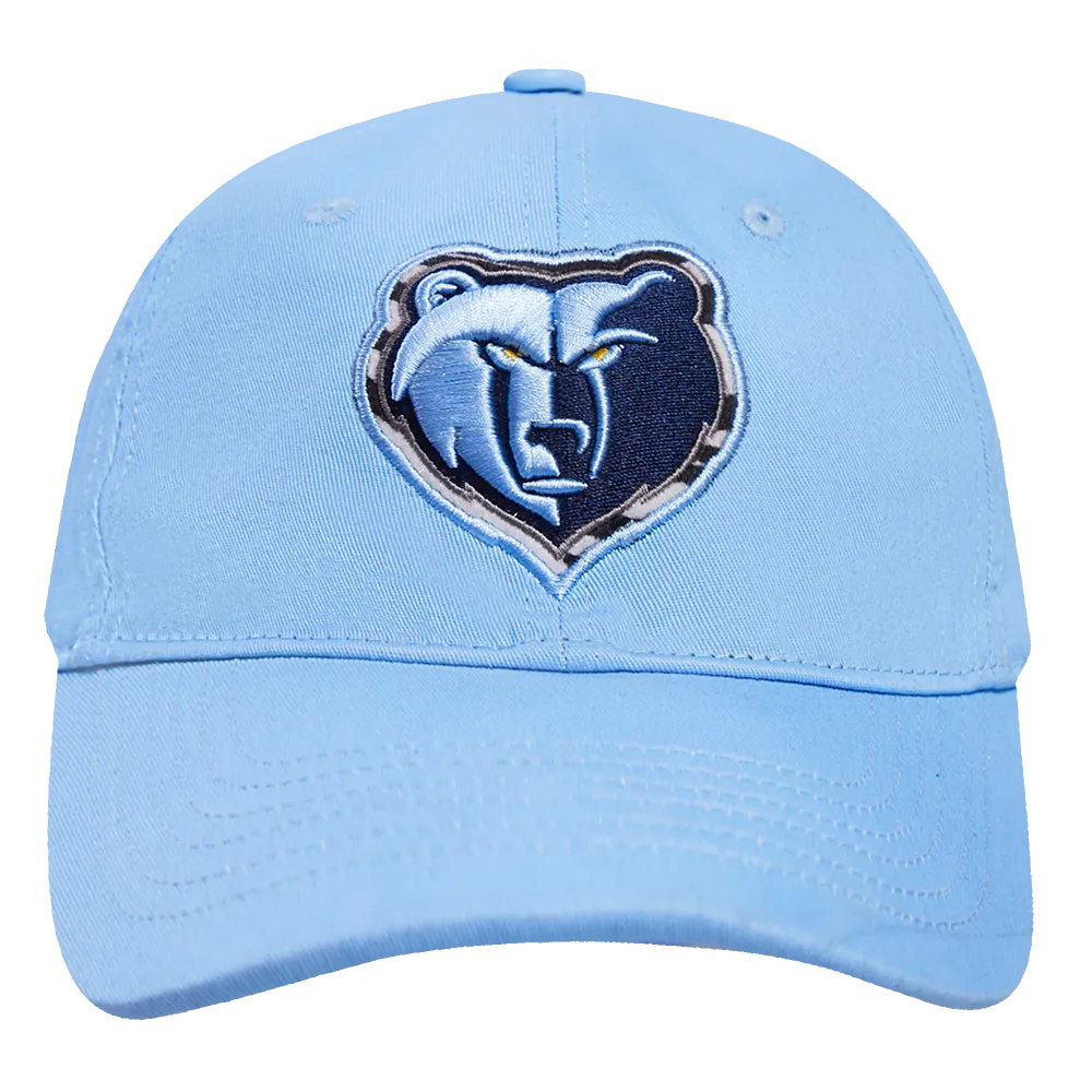 NBA MEMPHIS GRIZZLIES ANIMAL PRINT DAD HAT (UNIVERSITY BLUE)