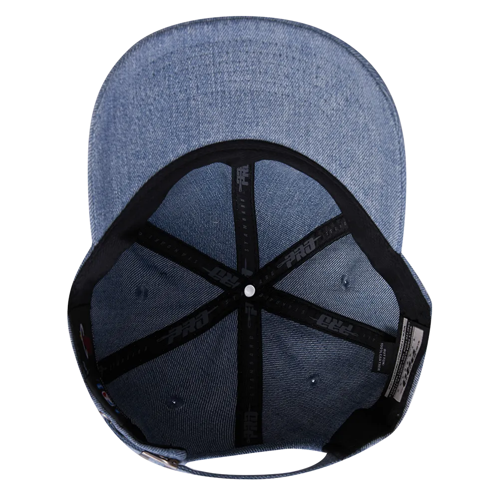 NBA MIAMI HEAT VARSITY BLUES UNISEX DAD HAT (DENIM/LINEN)