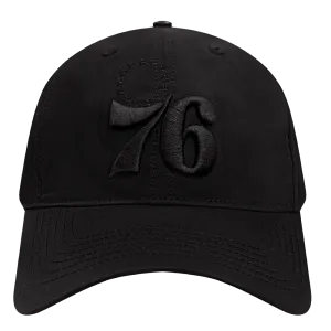 NBA PHILADELPHIA 76ERS NEUTRAL MEN'S DAD HAT (BLACK)