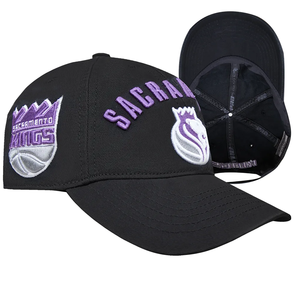 NBA SACRAMENTO KINGS CLASSIC DAD HAT (BLACK)