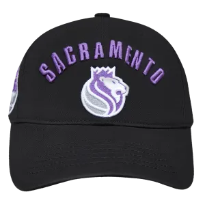 NBA SACRAMENTO KINGS CLASSIC DAD HAT (BLACK)