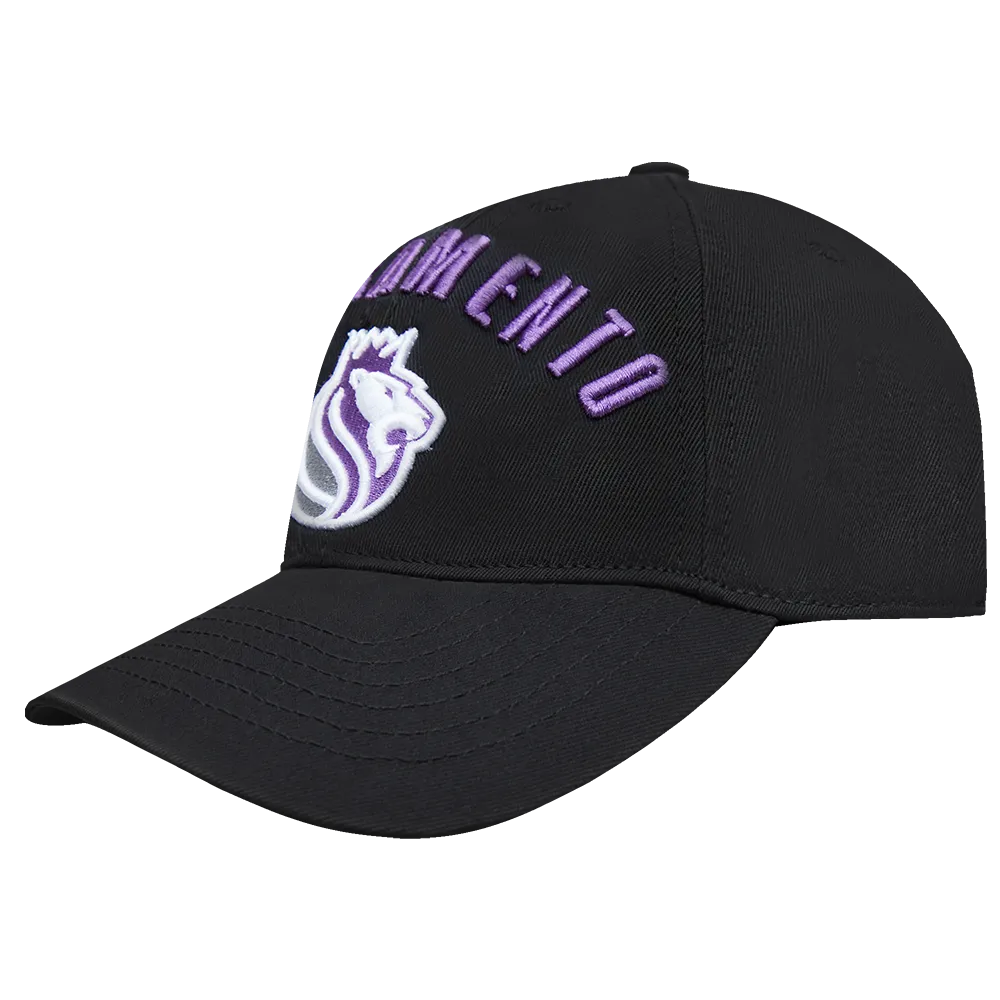 NBA SACRAMENTO KINGS CLASSIC DAD HAT (BLACK)