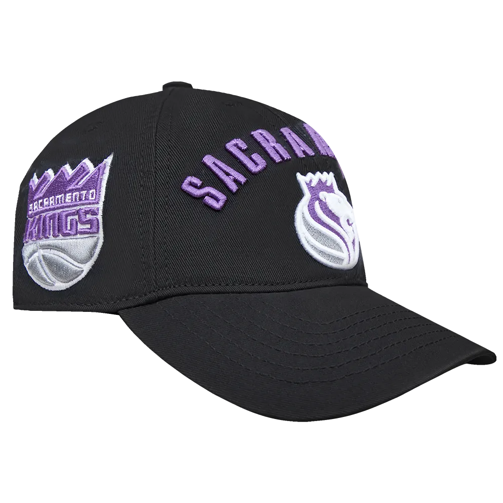 NBA SACRAMENTO KINGS CLASSIC DAD HAT (BLACK)