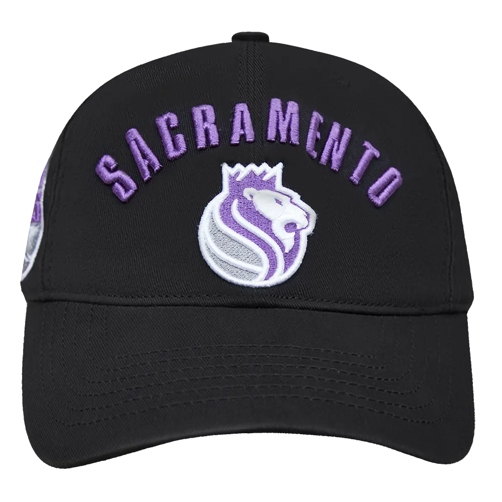 NBA SACRAMENTO KINGS CLASSIC DAD HAT (BLACK)