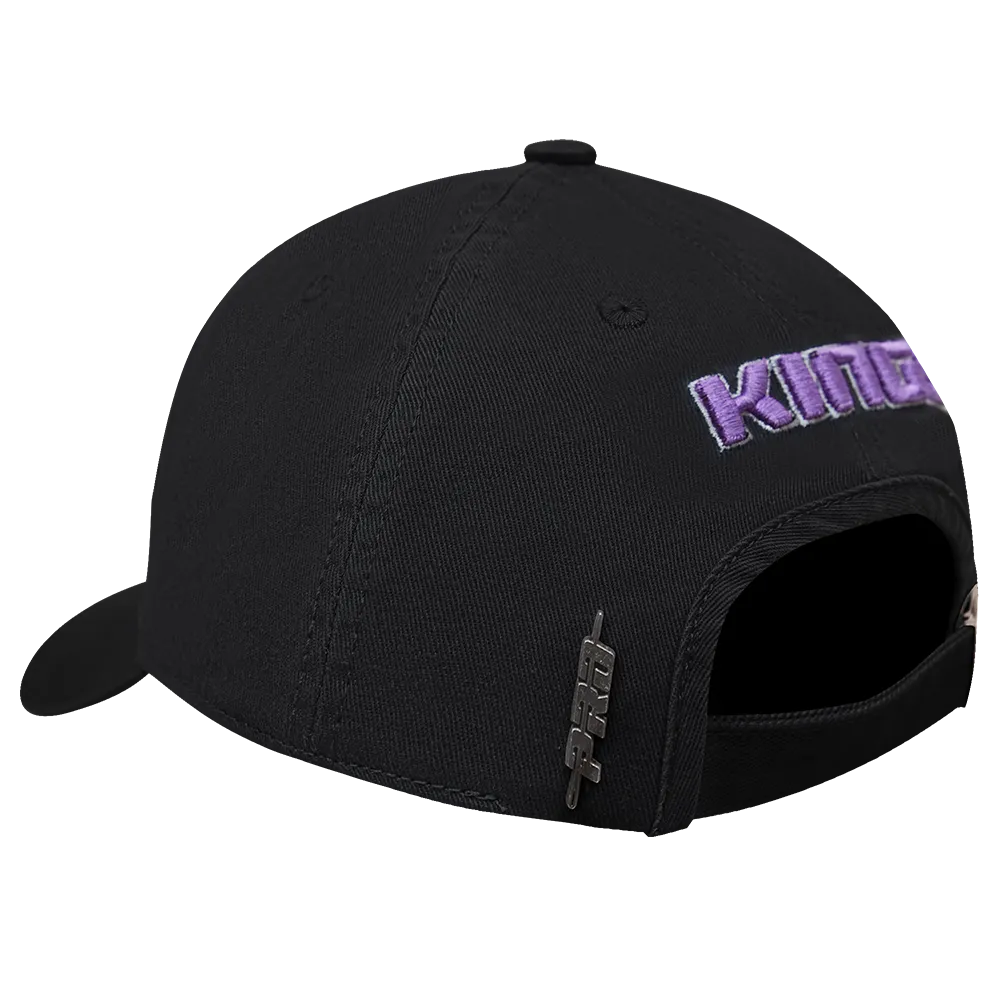 NBA SACRAMENTO KINGS CLASSIC DAD HAT (BLACK)