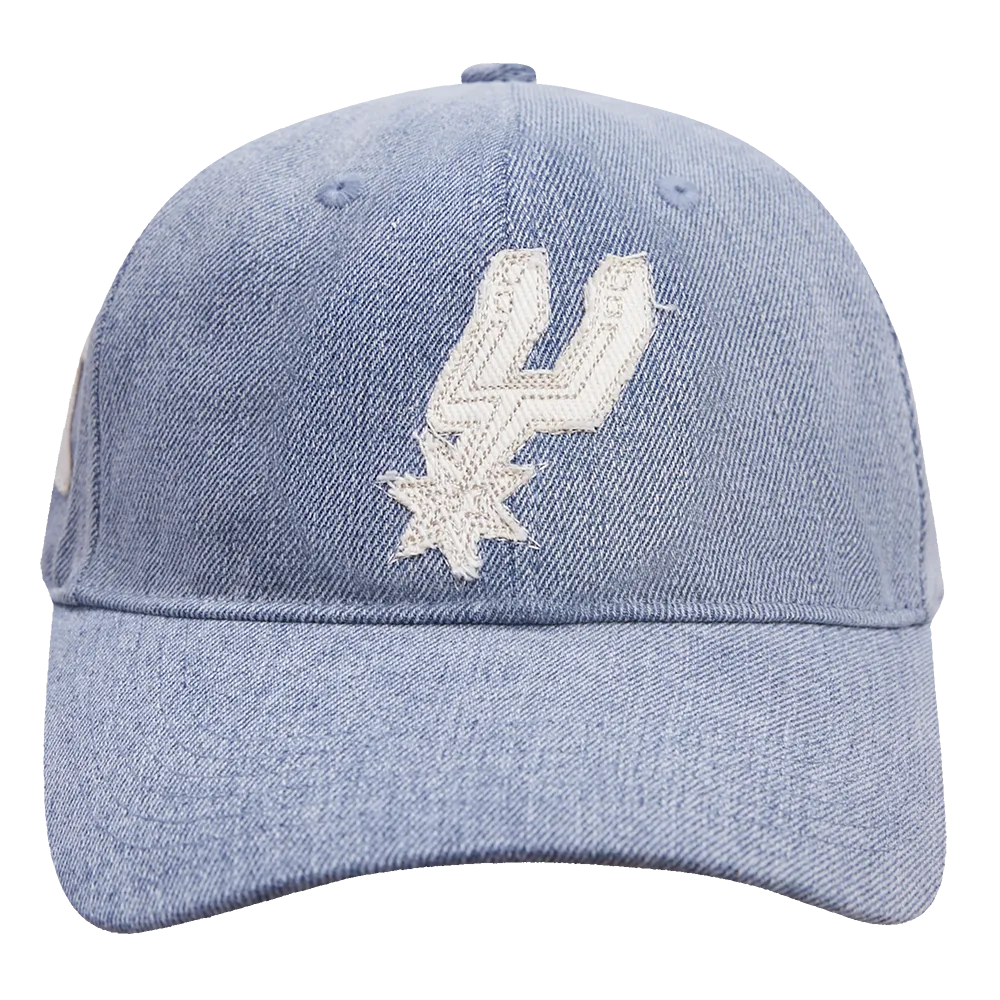 NBA SAN ANTONIO SPURS VARSITY BLUES WOMEN'S DAD HAT (DENIM)