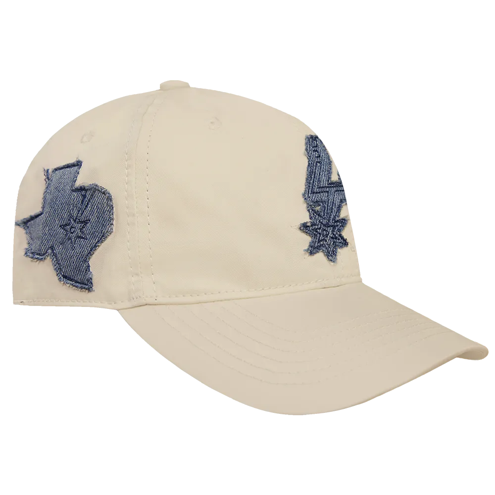 NBA SAN ANTONIO SPURS VARSITY BLUES WOMEN'S DAD HAT (LINEN)