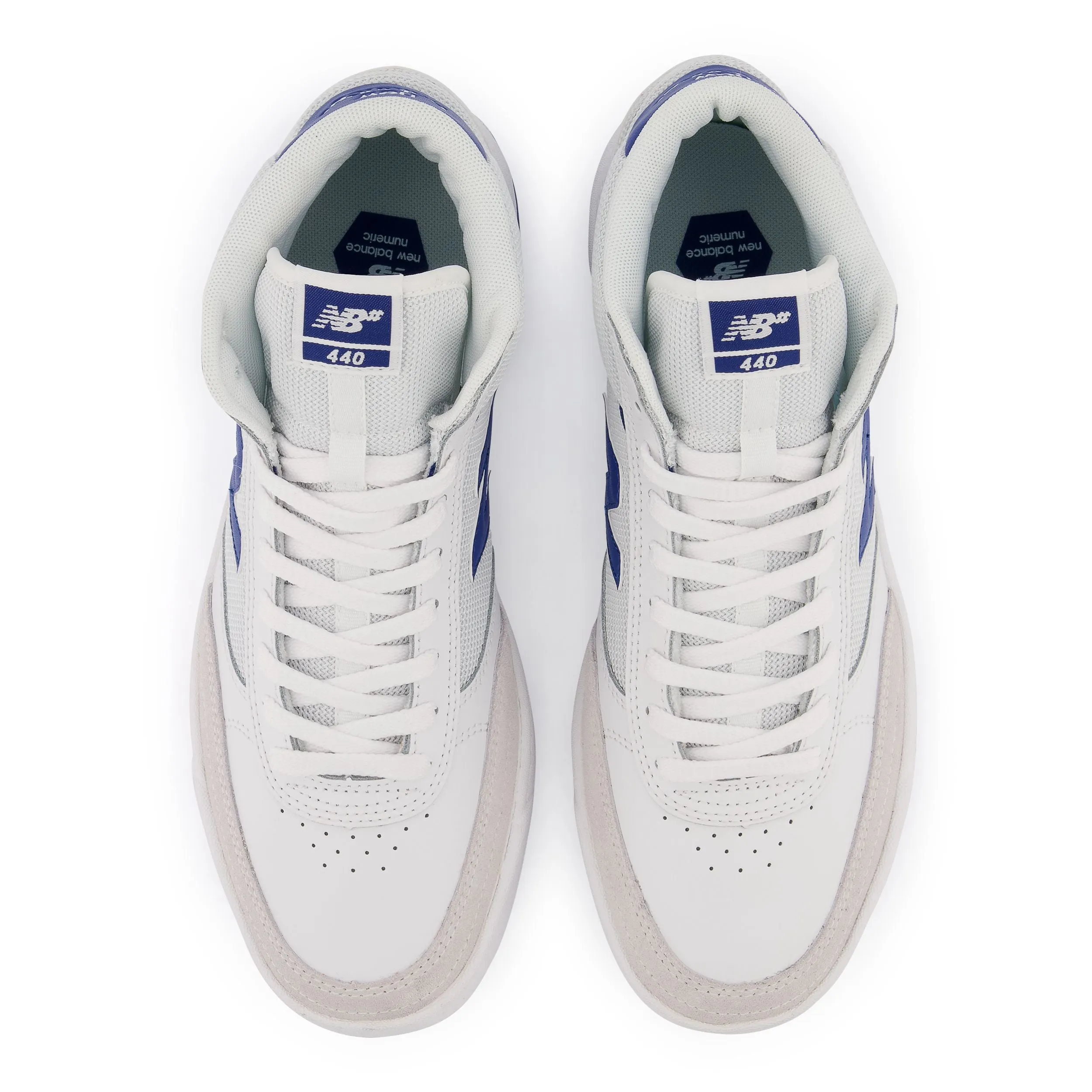 New Balance Numeric 440 High Skateboard Shoe - White/Blue