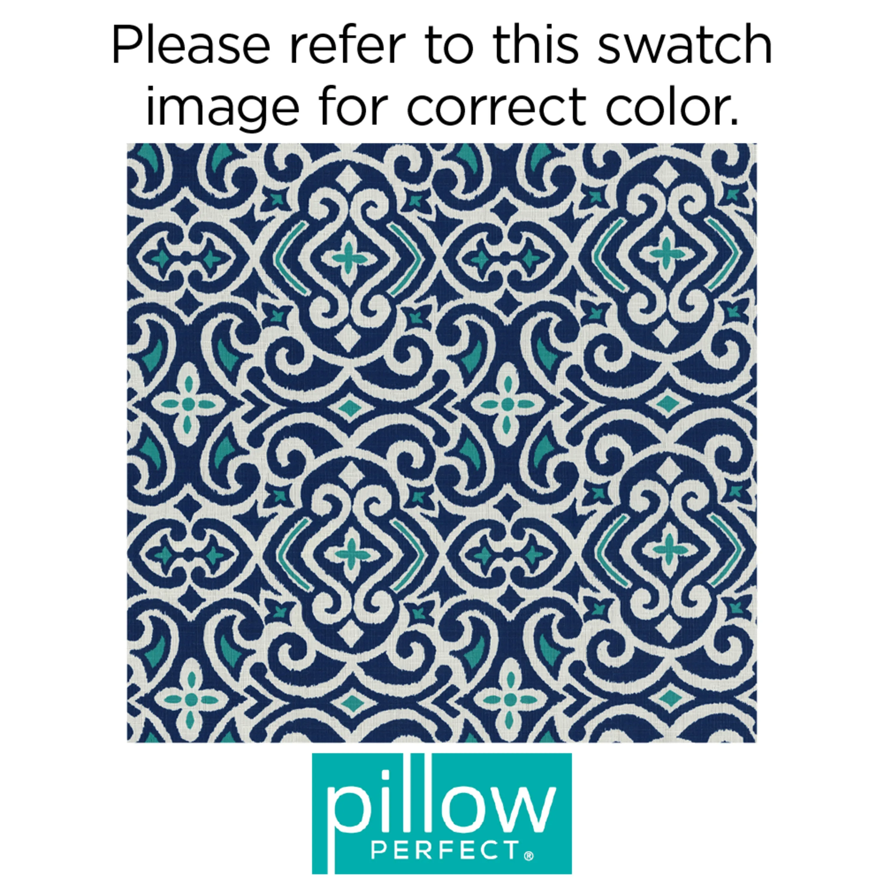 New Damask  Marine 18.5-Inch Throw Pillow (Set Of 2)