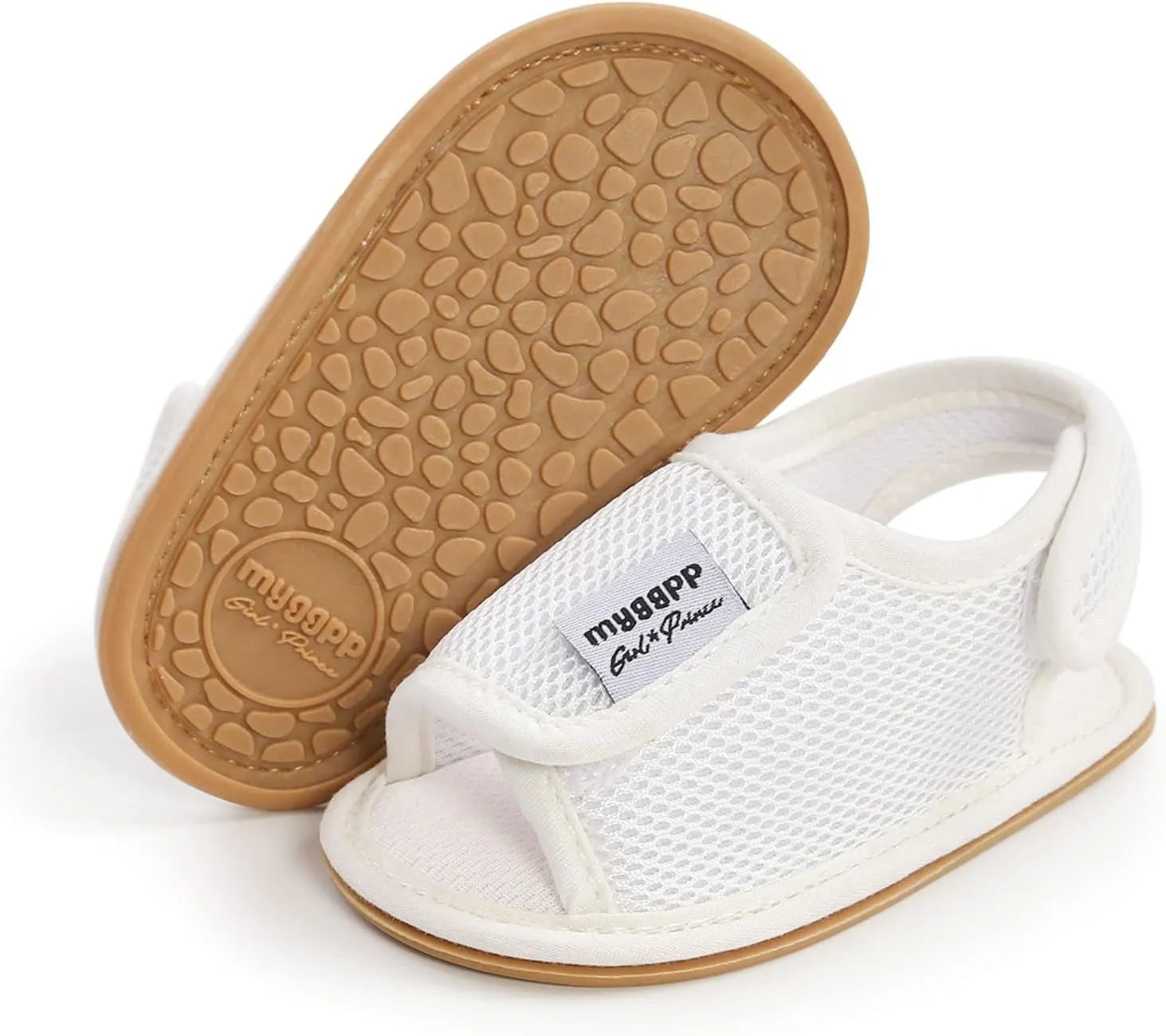 Newborn Shoes for Girls,Baby Shoes Sole Mesh Sandals Non-Slip Flat Boys Walking Rubber Shoes Baby Toddler Shoes