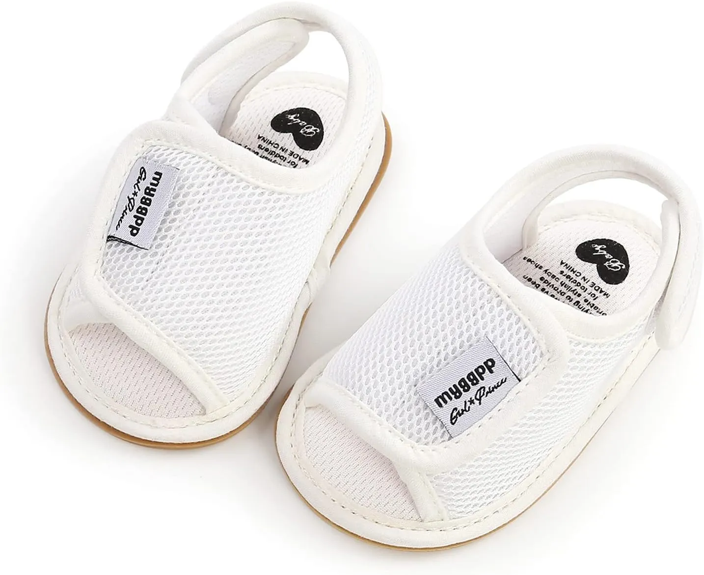 Newborn Shoes for Girls,Baby Shoes Sole Mesh Sandals Non-Slip Flat Boys Walking Rubber Shoes Baby Toddler Shoes