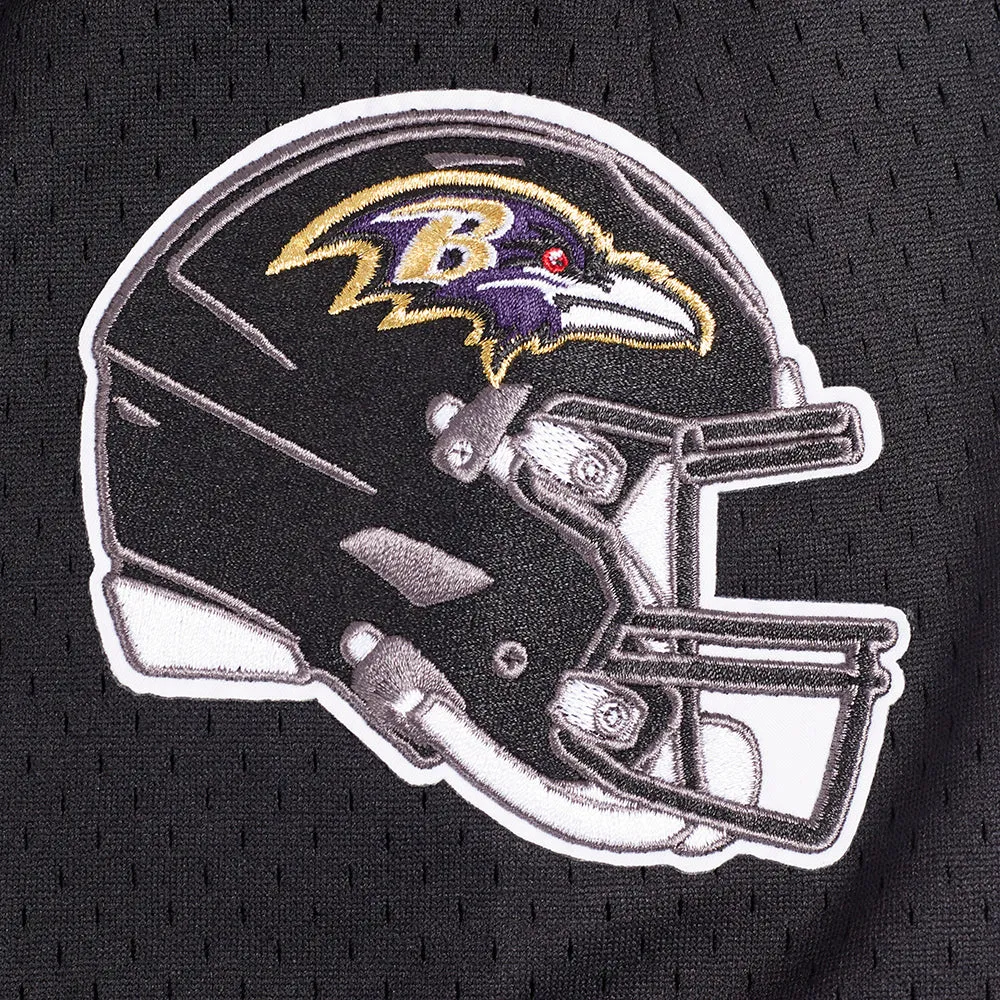 NFL BALTIMORE RAVENS CLASSIC MESH MEN'S SHORT (BLACK)
