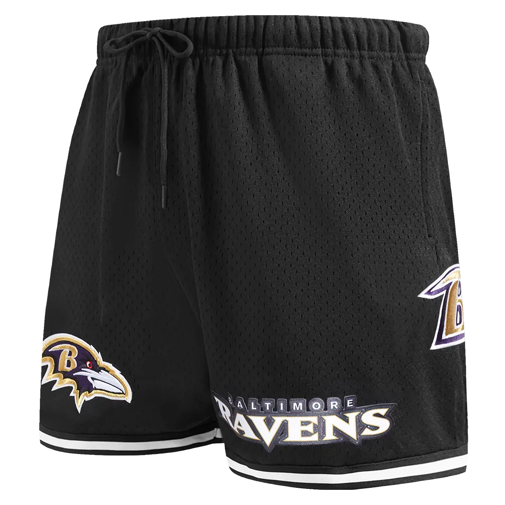 NFL BALTIMORE RAVENS CLASSIC MESH MEN'S SHORT (BLACK)