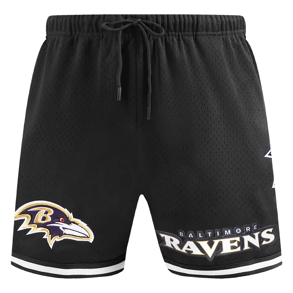 NFL BALTIMORE RAVENS CLASSIC MESH MEN'S SHORT (BLACK)