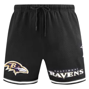 NFL BALTIMORE RAVENS CLASSIC MESH MEN'S SHORT (BLACK)
