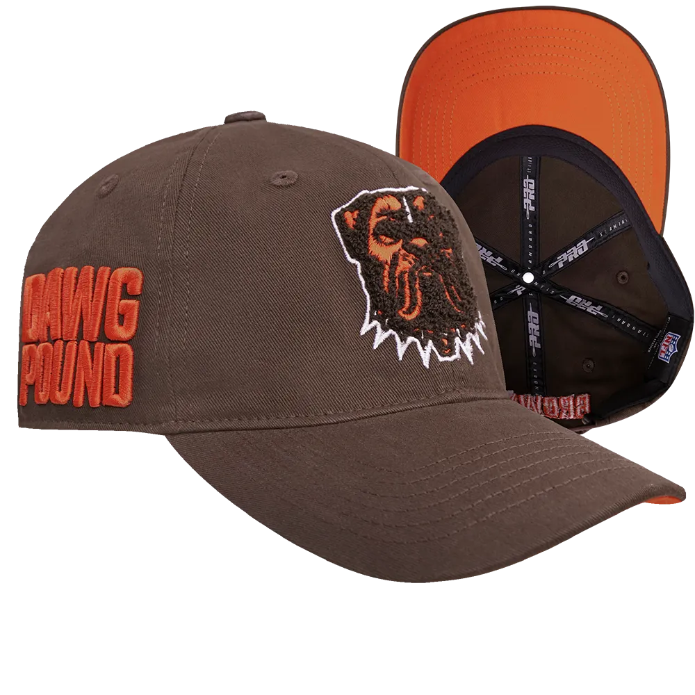 NFL CLEVELAND BROWNS MASHUP UNISEX DAD HAT (BROWN)