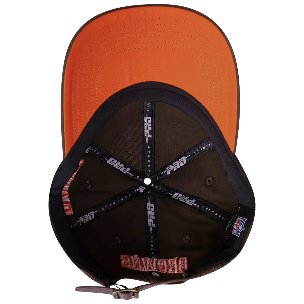 NFL CLEVELAND BROWNS MASHUP UNISEX DAD HAT (BROWN)