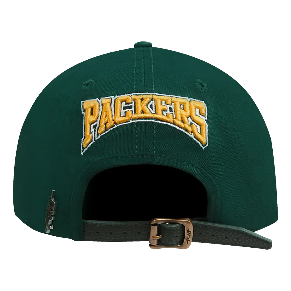 NFL GREEN BAY PACKERS CREST EMBLEM DAD HAT (FOREST GREEN)