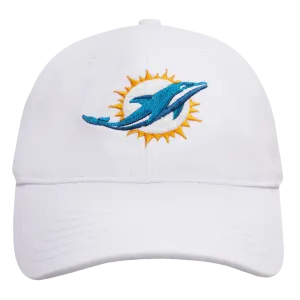 NFL MIAMI DOLPHINS MASHUP UNISEX DAD HAT (WHITE)