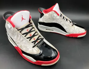 Nike Jordan Dub Zero Men's 'Varsity Red' & White/Black Sneakers - Size 8 ( COA)