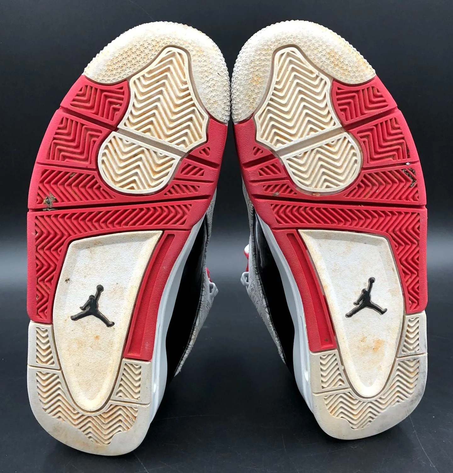Nike Jordan Dub Zero Men's 'Varsity Red' & White/Black Sneakers - Size 8 ( COA)