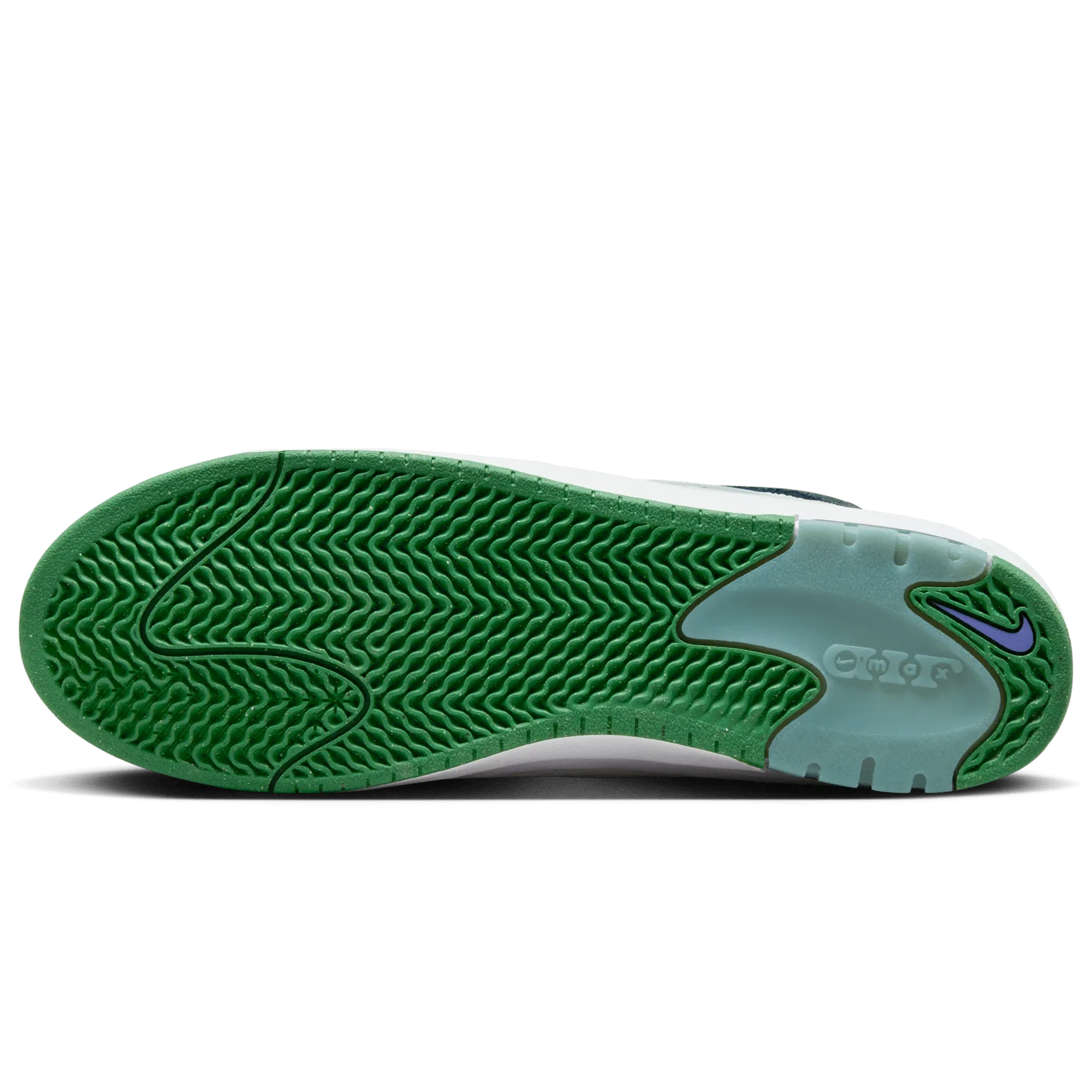 Nike SB Air Max Ishod 2 Skateboard Shoe - White/Persian Violet-Obisidian-Pine Green