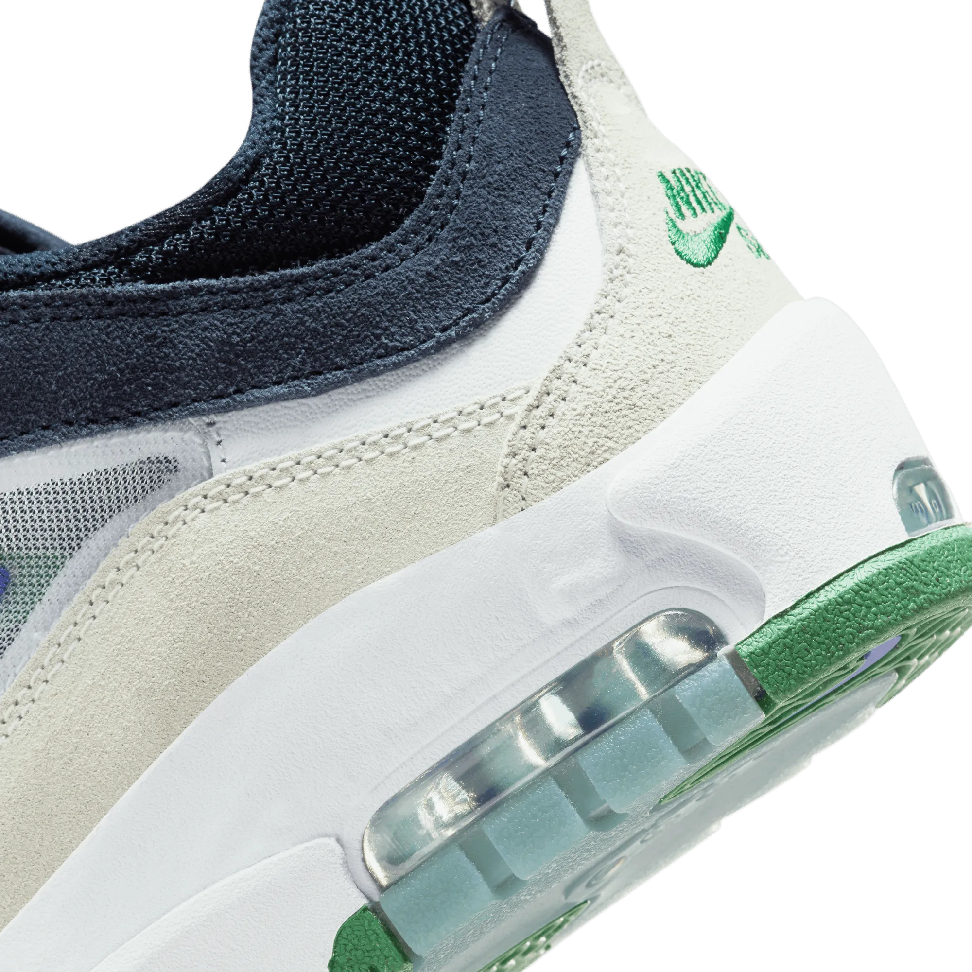 Nike SB Air Max Ishod 2 Skateboard Shoe - White/Persian Violet-Obisidian-Pine Green