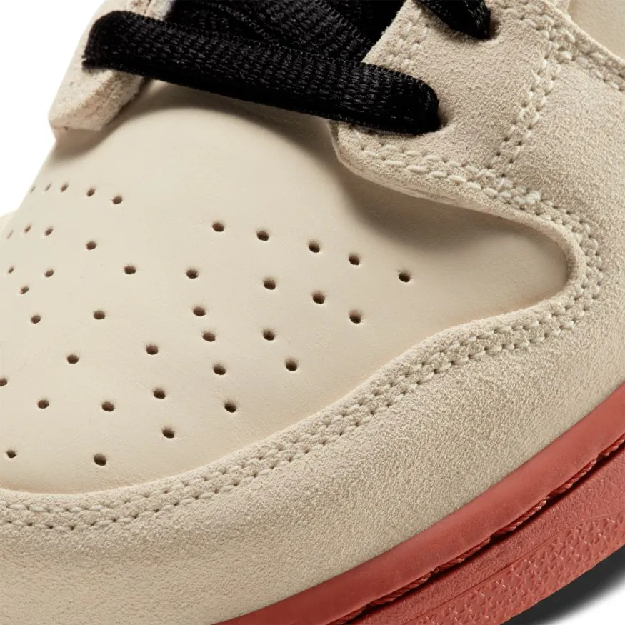 Nike SB Hennessy Dunk Low Pro Skate Shoe - Muslin/Black-Muslin-Rugged Orange