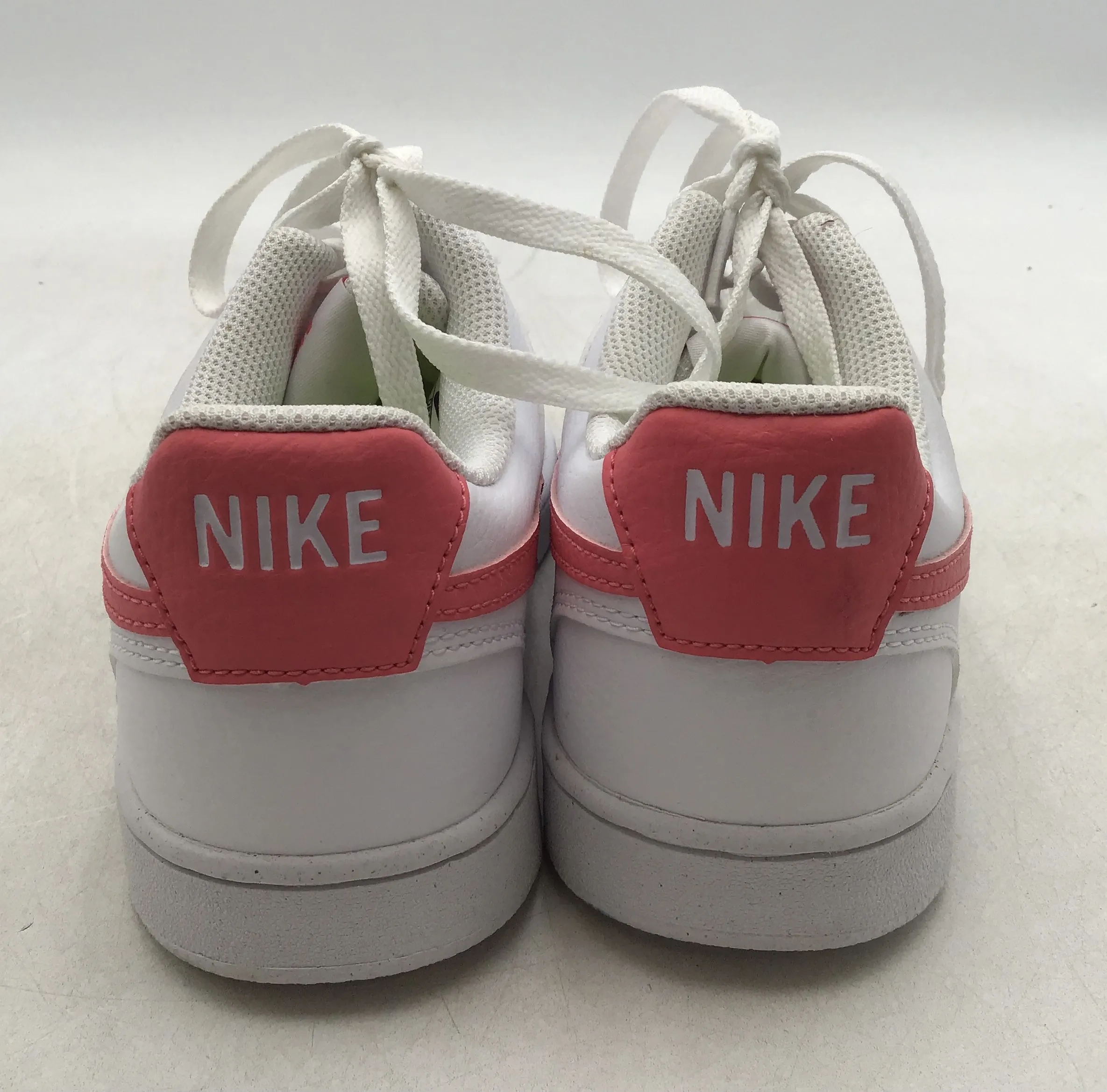Nike Women's Court Vision Low DR9885-101 White Lace-Up Athletic Shoes - Size 8