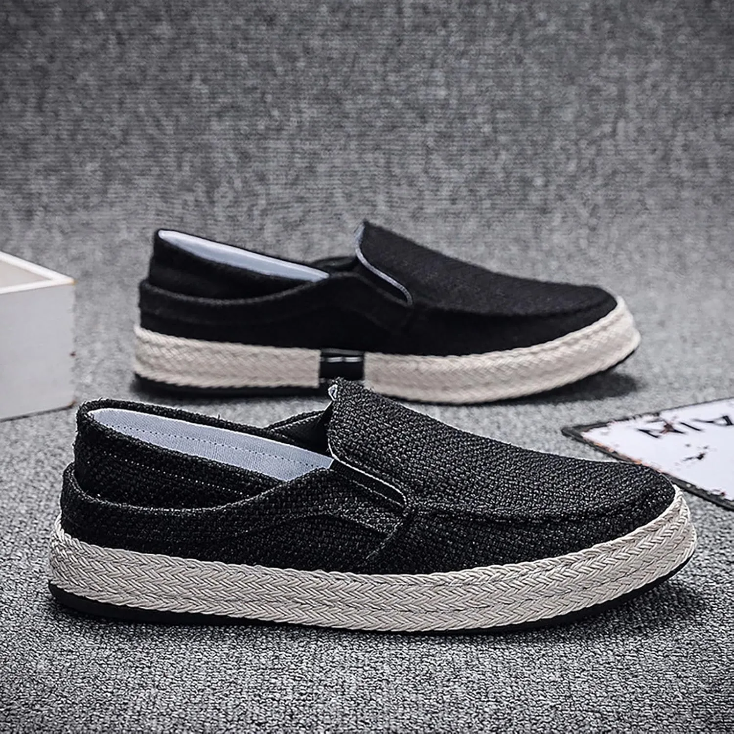 Non Slip Work Sport Shoes for Men Casual Sneaker Mesh Breathable Walking Shoe Hook and Loop Orthopedic Sneakers