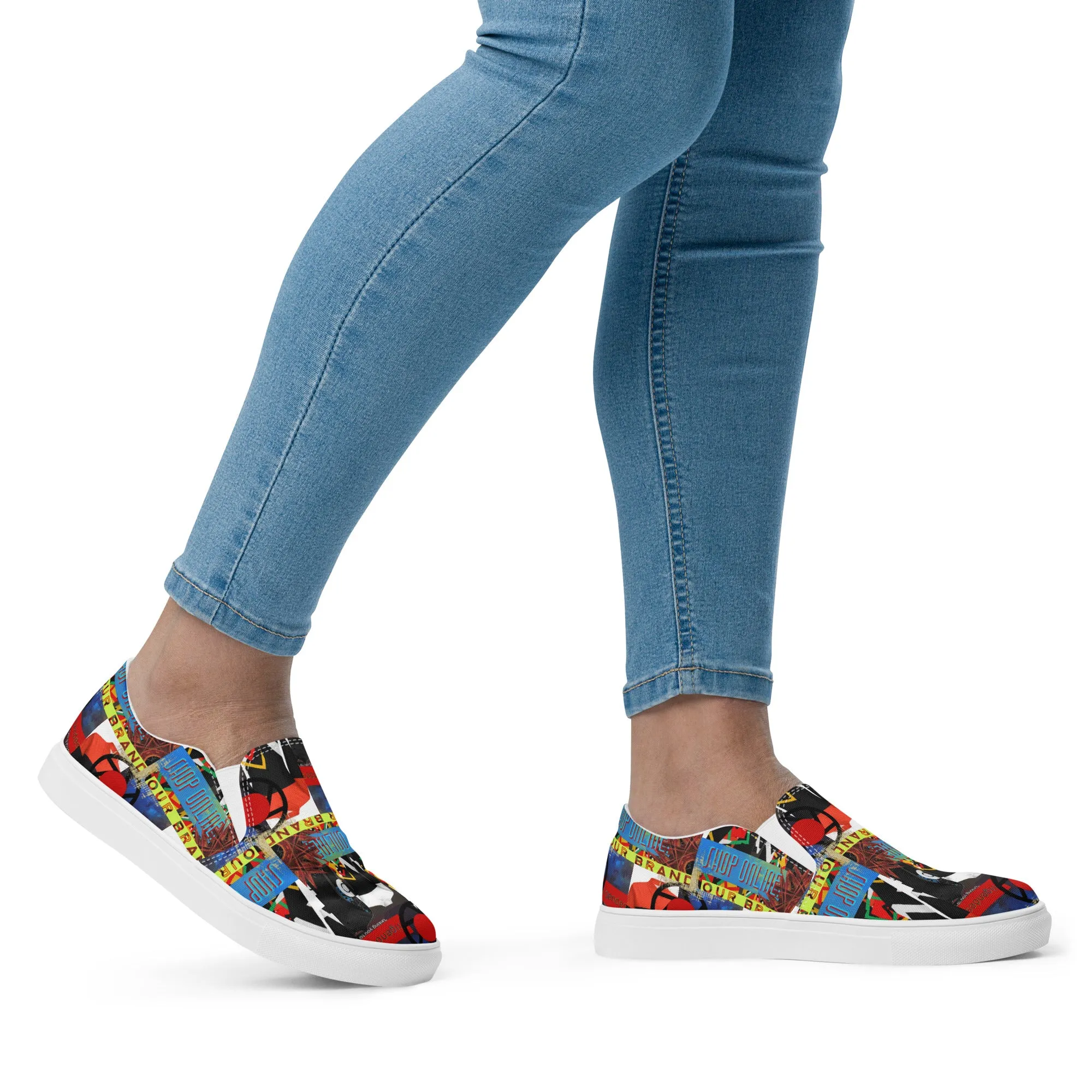OD Promo Ad Women’s slip-on canvas shoes RGol