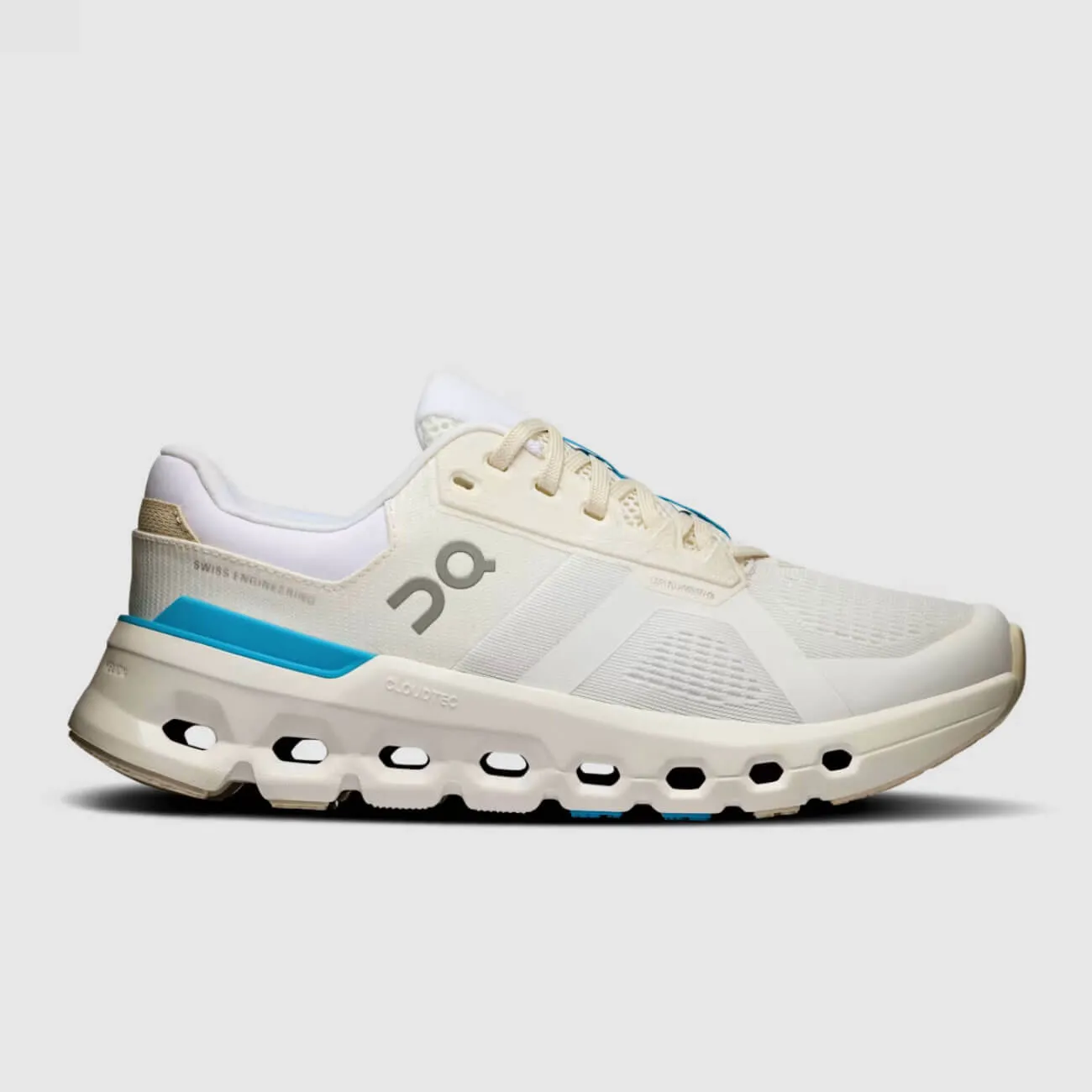 On Women's Cloudrunner 2 Shoes - White / Horizon