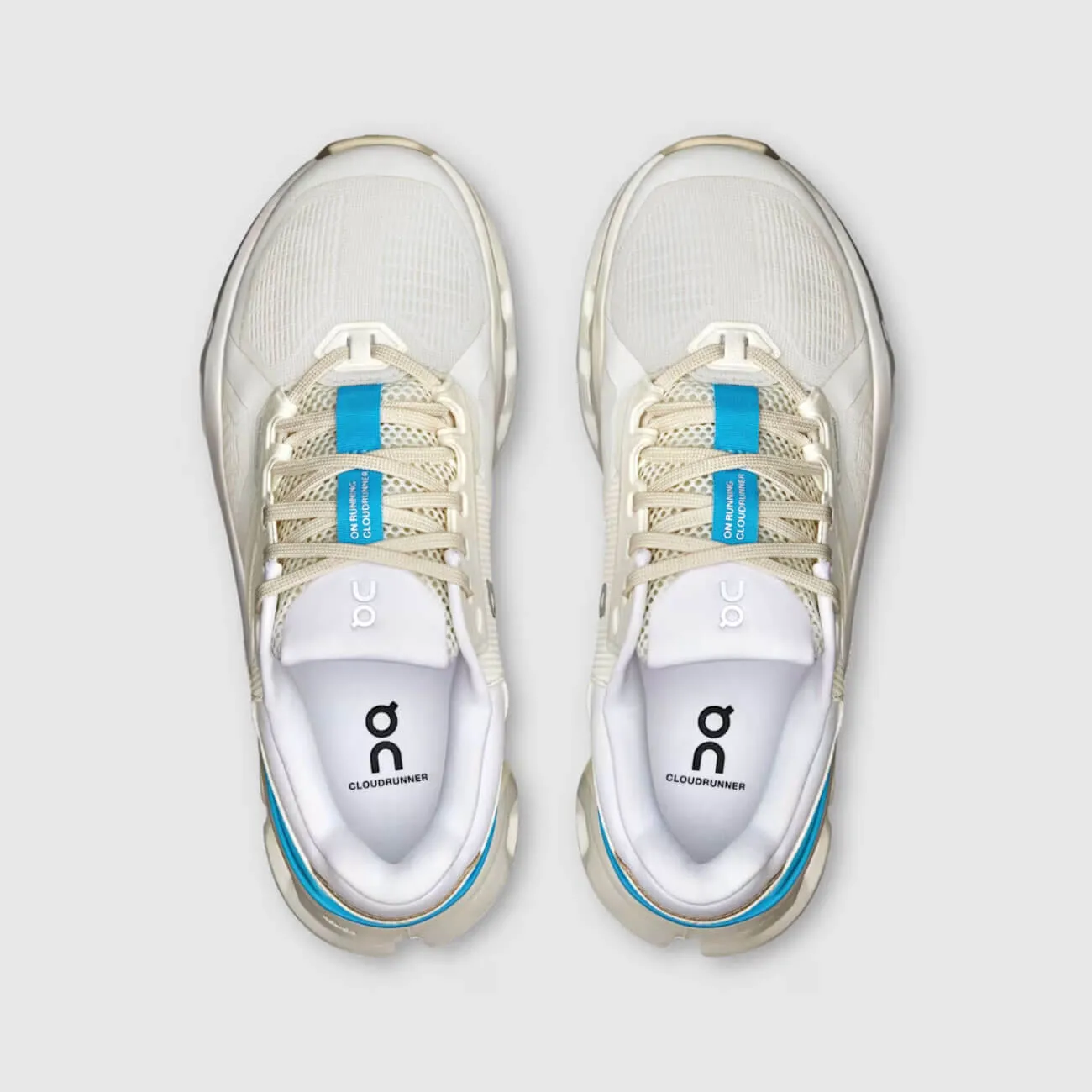 On Women's Cloudrunner 2 Shoes - White / Horizon