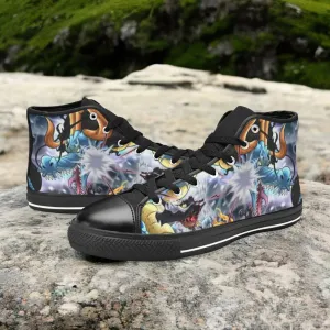 One Piece Straw Hat Kaido vs Monkey D Luffy Shoes High Top Sneakers for Kids and Adults