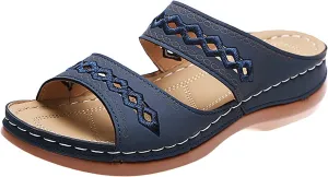 Orthopedic Sandals Comfortable for Women Orthotic Womens Flats Sandals Orthopedic Flip Flops for Women 2025 Orthotic Dressy Walking Sandals for Women Orthopedic Walking Sandals Women Comfort