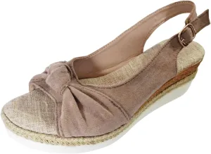 Orthopedic Sandals for Women 2025 Summer Stylish Wedge Open Toe Ankle Strap Slip Platform Sandals Comfortable Casual Bowknot Beach Slippers Shoes with Arch Support
