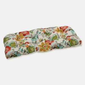 Outdoor/Indoor Alatriste Ivory Wicker Loveseat Cushion