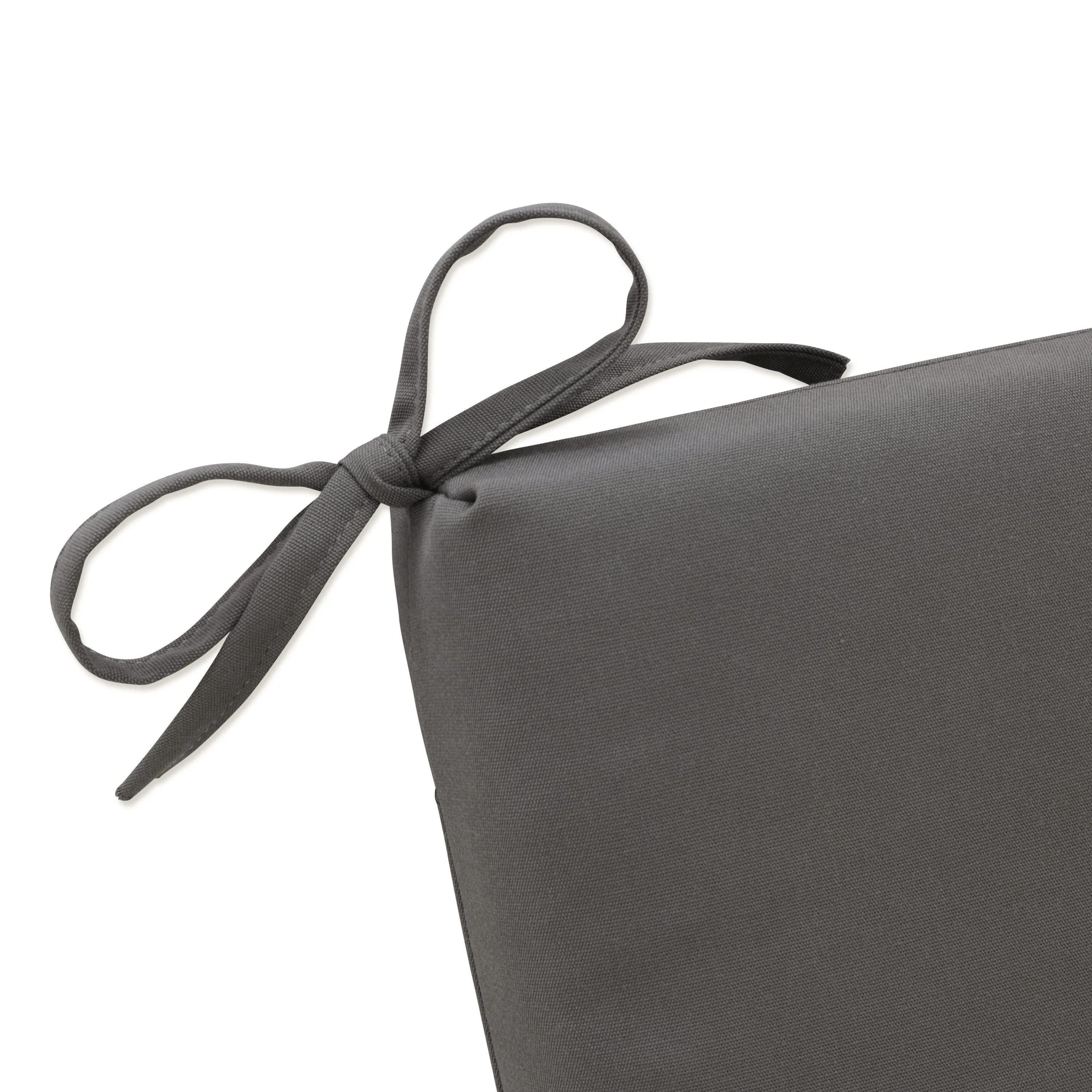 Outdoor/Indoor Fortress Canvas Charcoal Chaise Lounge Cushion 80x23x3