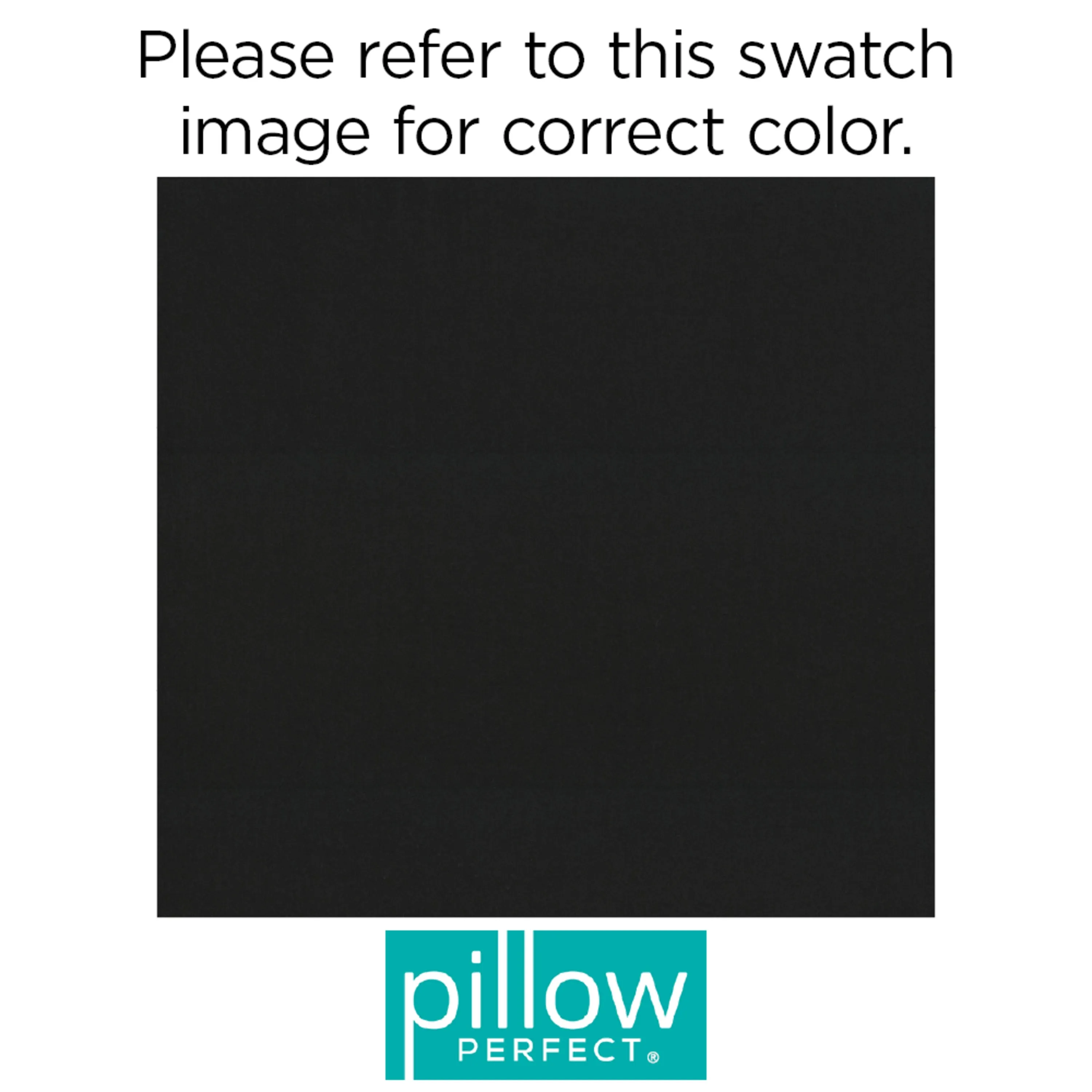 Outdoor/Indoor Fresco Black Tufted Seat Cushions