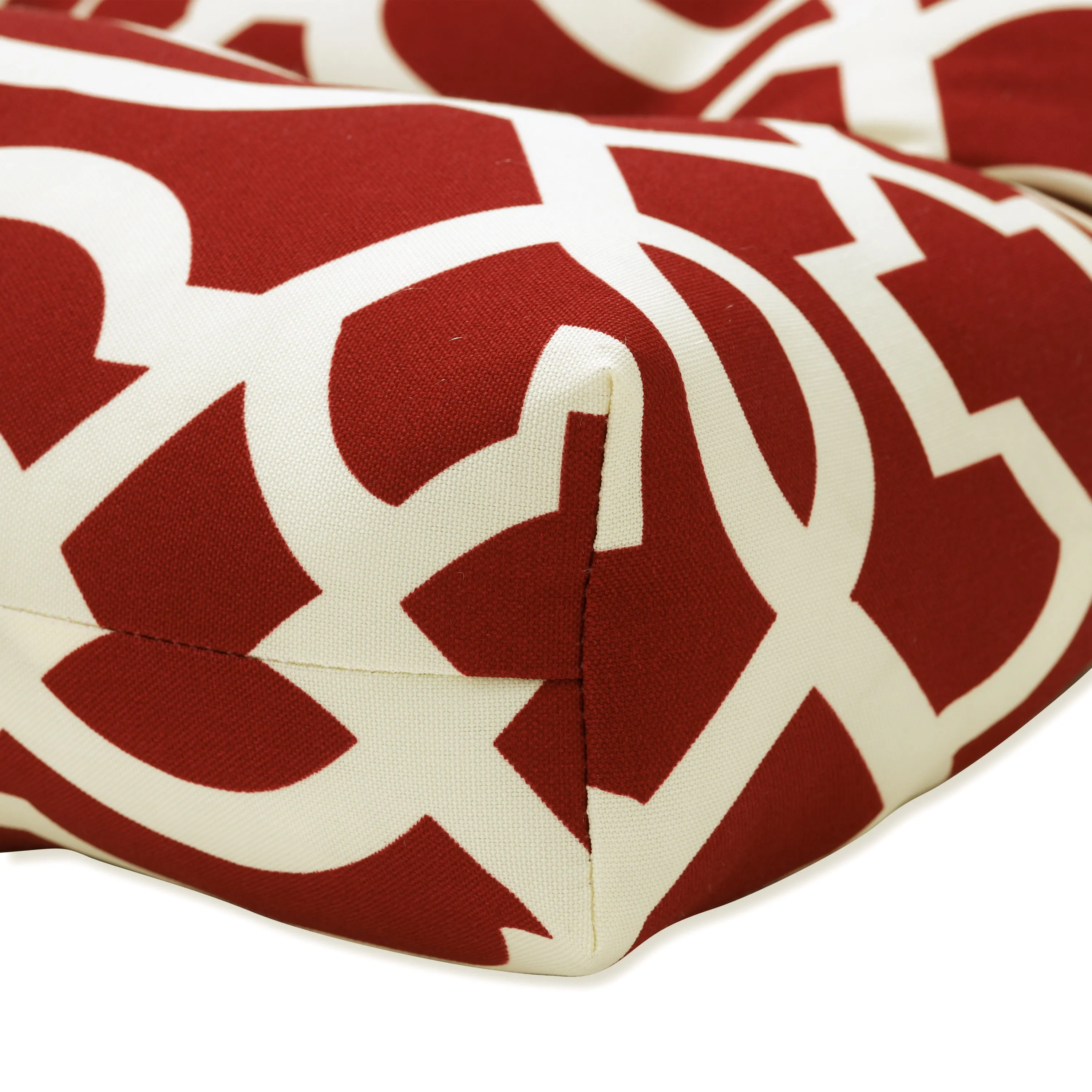 Outdoor/Indoor New Geo Red 48" Blown Bench