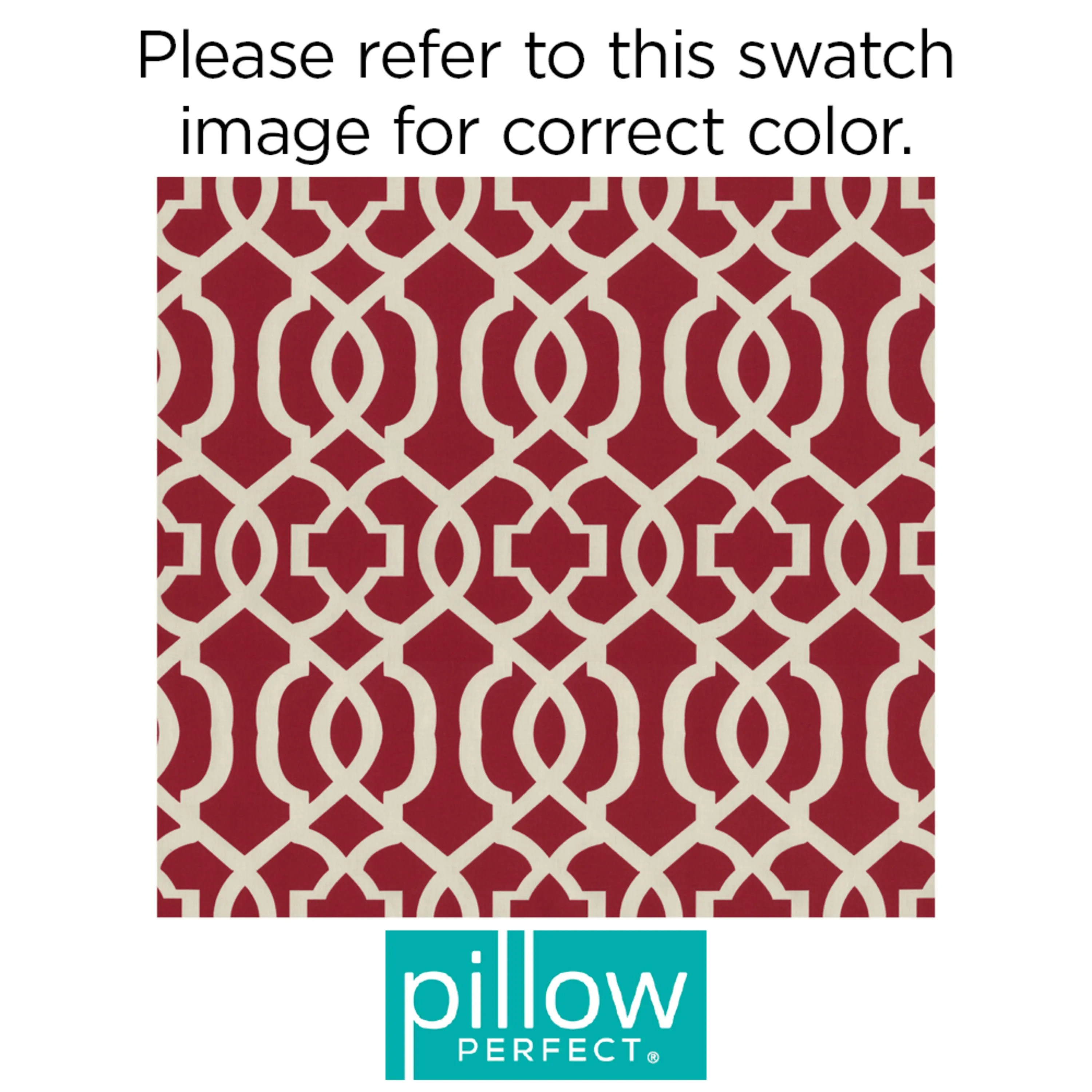 Outdoor/Indoor New Geo Red Tufted Seat Cushions