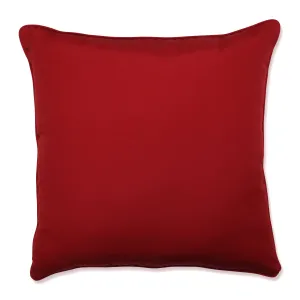 Outdoor/Indoor Pompeii Red 25-inch Floor Pillow