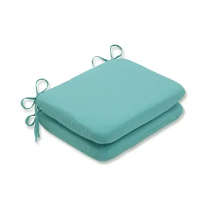 Outdoor/Indoor Radiance Pool Rounded Corners Seat Cushion (Set of 2)