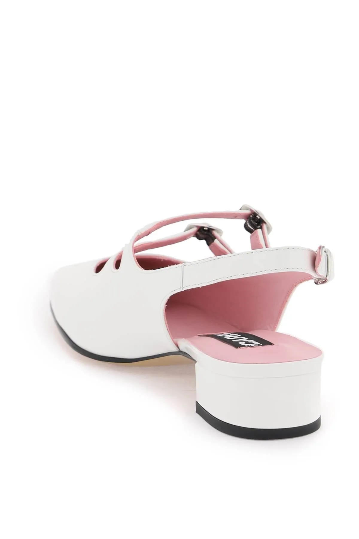 patent leather pêche slingback mary jane PECHE BLANC