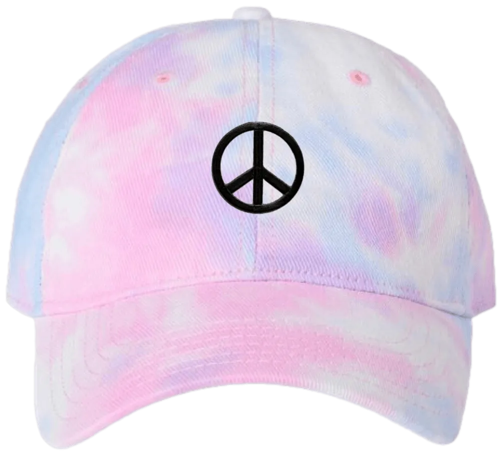 PEACE SIGN DAD HAT.