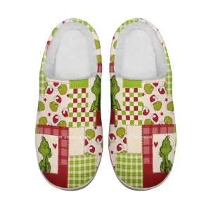 Personalized?Indoor?Slipper,?Custom?Christmas Slippers, Santa Slippers, Cozy Slippers,kitty2020-23025001
