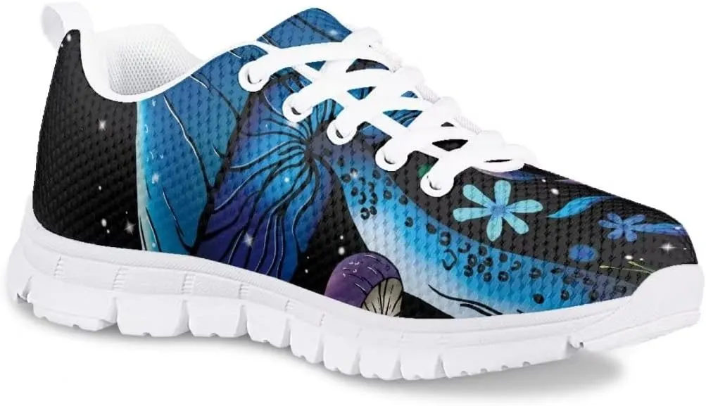 Pinupub Kids Lace-up Sneakers Novelty Print Running Walking Basketball Casual Tennis Sports Shoes