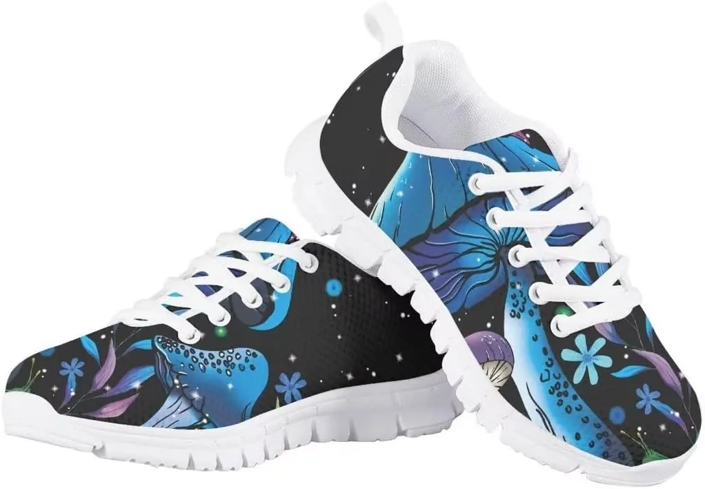Pinupub Kids Lace-up Sneakers Novelty Print Running Walking Basketball Casual Tennis Sports Shoes