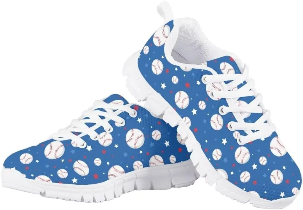 Pinupub Kids Running Shoe for Boys Girls Lace-up Running Tennis Sneakers Casual Sports Shoes